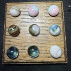 9-uv Reactive Jabo 5 8    Burmese Glass With Av Marbles Sizes Vary  2100 