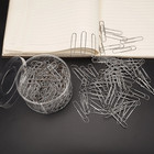300pcs Large Size Paper Clips Silver Office School Document Paper Organizer Clip