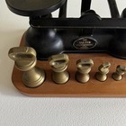 Vtg The Salter Staffordshire Cast Iron Kitchen Mid Century Scale