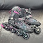 Bgy Kids Adjustable Inline Skates Size S 10-13 Light Up Wheels Roller Blades Nwo