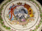 Rare Beautiful King Edward Vii   Queen Alexandra 1902 Coronation Wedgwood Plate