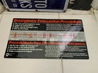 New York City Transit Authority Nycta Nyc Ny Emergency Evacuation Subway Sign