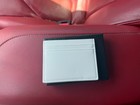 Prada White Leather Card Case Id document Holder For Women With Box