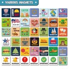 42pcs Holiday Magnets For Magnetic Calendar  Holiday Refrigerator Magnets For   