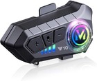 Motorcycle Helmet Headset Bluetooth 5 3 Wireless Headphones Fm Radio Waterproof