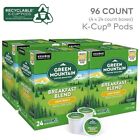Green Mountain Breakfast Blend Coffee Keurig K-cup Pods Light Roast 96ct  carton