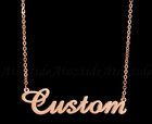 Custom Name Necklace - Gold Plated Name Necklace - Personalized Name Necklace