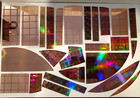 177   Gram Lot Pieces Shards Semiconductor Silicon Copper Wafers Lithography  9a