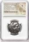 Huge Tetradrachm Alexander The Great Iii 336-323 Bc  Rare Silver Ar Macedon  Ngc