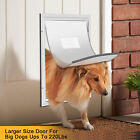Extra Large Pet Door Dogs Cats Aluminum Heavy Duty Magnetic Flap Wall Gate Frame