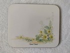Vintage Jason Coasters Wildflowers Set Of 6 Original Box Cork Back