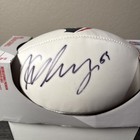 Signed Houston Texans Whitney Mercilus Former  59 Wilson Nfl Football  With Jsa