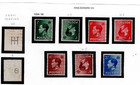 Stamps - Gb Kedvii Used Sg 457 To 460 Wmk Inverts   Perfins   Kgv Perfins