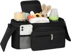 Gmox Universal Stroller Organizer W  Insulated Cup   Detachable Phone Bag
