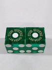 Four Queens Casino Las Vegas Nv  Green Dice Pair   Tube Great For Collection  1 