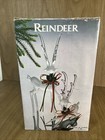 Vintage Silvestri Frosted Glass Pair Of Reindeer Deer Figurines Christmas Decor