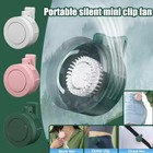 Portable Mini Rechargeable Clip-on Fan Silent Bladeless Electric Whirlwind Fan