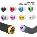 Bicycle Grip Handlebar End Caps Aluminum Alloy Mtb Bike Handle Bar Grips Plugs 