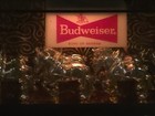 Vintage Budweiser Beer Cash Register Topper Lighted Sign With Clydesdales Works