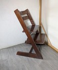 Stokke Tripp Trapp Baby Child Toddler High Chair - Dark Brown Wood  