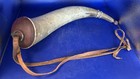 Antique 14  Long Black Powder Horn