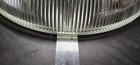 Vtg Heavy Prismatic Holophane Industrial Warehouse Glass Lamp Shade Pendant 15 