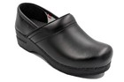 Sanita Professional Smooth Closed Clogs In Black  1500006 