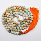 8mm Multi-color Amazonite 108 Prayer Beads Tibet Buddhist Mala Necklace Bracelet