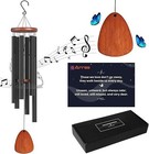 32  Wind Chimes Large Deep Tone Chapel Bells 6 Tubes Outdoor Garden Home Decor
