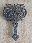 Vintage Wilton Cast Iron Trivet Footed Marked 540 Ornate Denmark Farm Cottage