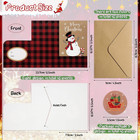 40 Pack Christmas Money Cards Merry Christmas Cash Gift Cards Holder Winter Holi