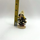 Vintage Japan Pinecone Elf Gnome Pixie Figure Damaged Read