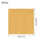 50pcs Gold Satin Table Napkins Polyester Table Napkin 17  17 Inch