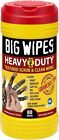 Big Wipes Heavy Duty Industrial Textured Scrubbing Wipes  Red Top   80 Count 