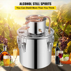 9 6 Gal   38 L  Stainless Steel Moonshine Still  Copper Tube Alcohol Distiller W
