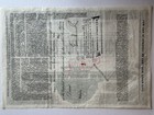 1945 Vintage Boston Maine Railroad Locomotive Stock Bond Certificate Scripophily