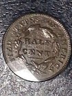 1828 Classic Head Half Cent   12 Stars  Mint State  Au     Unc High Rated  Rare 
