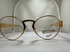 Vintage Persol Rats X Moschino Eyeglasses Mod  M08 Col  Gold Size 51
