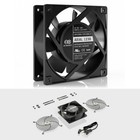 120mm 38mm Cooling Muffin Fan Guard 115 V Ac 110 Cfm Ball Bearing 5   hs1238a-x 