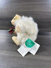 Vintage Christmas Russ Berrie Country Folks Grizzmas Shelf Sitter Resin   Plush