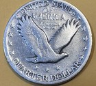 1927-p Standing Liberty Quarter - Silver Coin - Free Shipping -  30-23 
