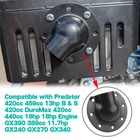 Upgraded Muffler Exhaust Deflector Diverter 420cc 