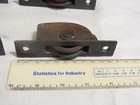 Six Vintage Antique Cast Iron Sash Window Pulleys  Cleaned 