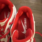 Nike Lunar Hyperdiamond Women s Red white Softball Cleats Size 8 5