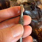 Vintage V Key Victrola Phonograph Cabinet Open Barrel End