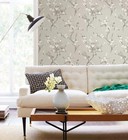 Wallpaper Bliss Blossom Gray Taupe White 56 Sq Ft Bolt