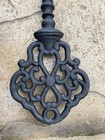 Vintage Large Cast Iron Metal Skeleton Key 12  Long Decorative Very Cool