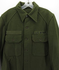 Vtg Us Army Shirt Men Large Green Og-108 Korean War Wool Military Uniform 50s