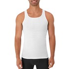 Hanes Men Tank Top Undershirt Pack Cotton Moisture-wicking Ribbed Tanks For Men