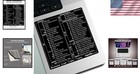 Black Vinyl Stickers For 13-16 Inch Macbook